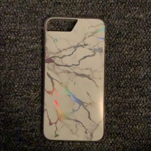 marble holographic case